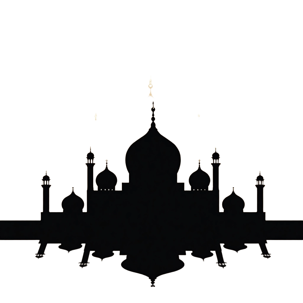 Silhouette of a Mosque